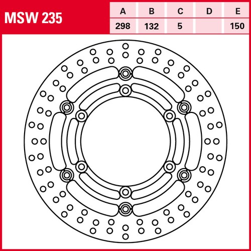 Trw bremsscheibe allround - trw,